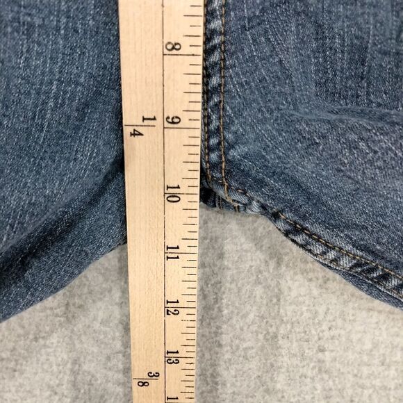 Woolrich Womens Blue Jeans Size 6 Petite x 26 Medium Wash Bootcut Denim - Picture 5 of 10